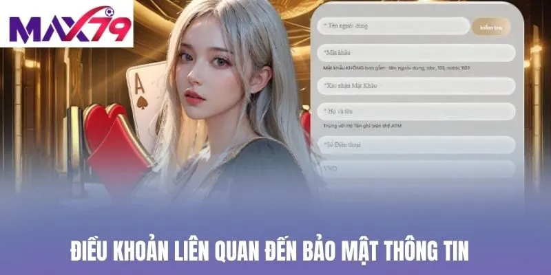 Điều khoản liên quan đến bảo mật thông tin